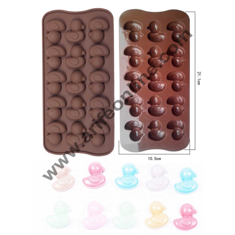 Cake Decor 15 Cavity Duck Silicone Chocolate Mould,Cookie Mould.