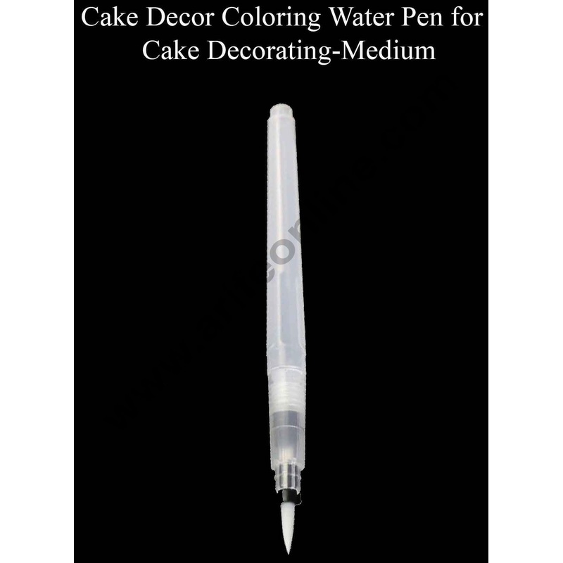 Cake Decor 1pc Coloring Water Pen for Fondant Cake Decorating Tools Watercolor Cake Decoration Brush Painting Pen-Medium