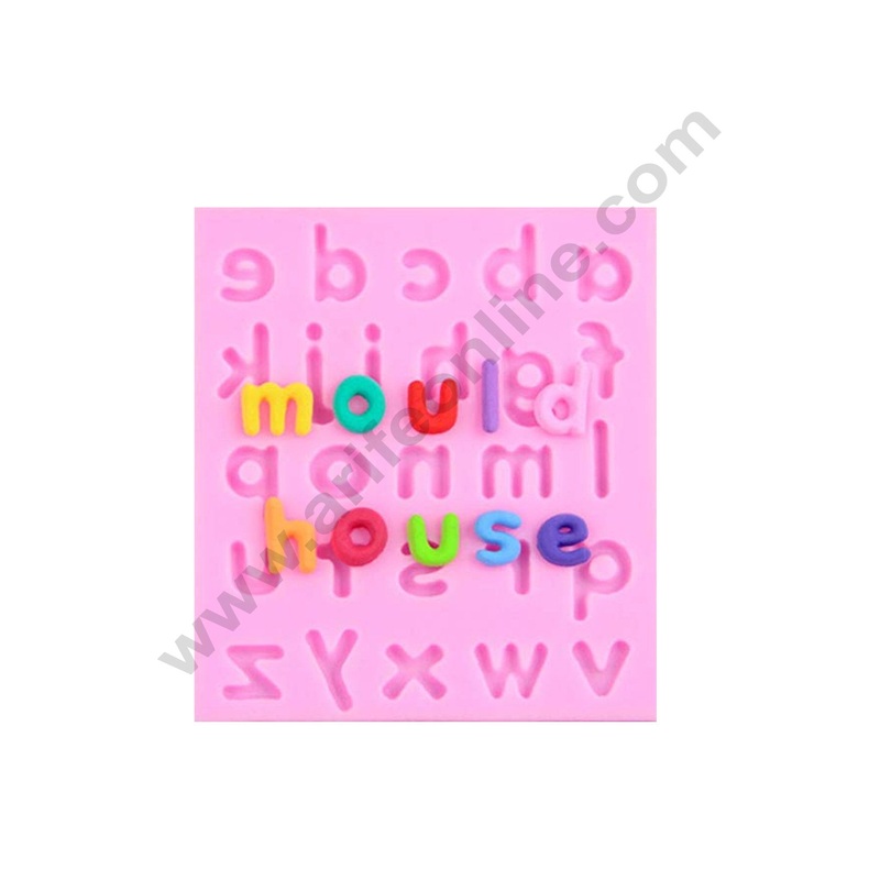 Cake Decor 26 Cavity Silicon Small Alphabet Letter Fondant Marzipan Mould