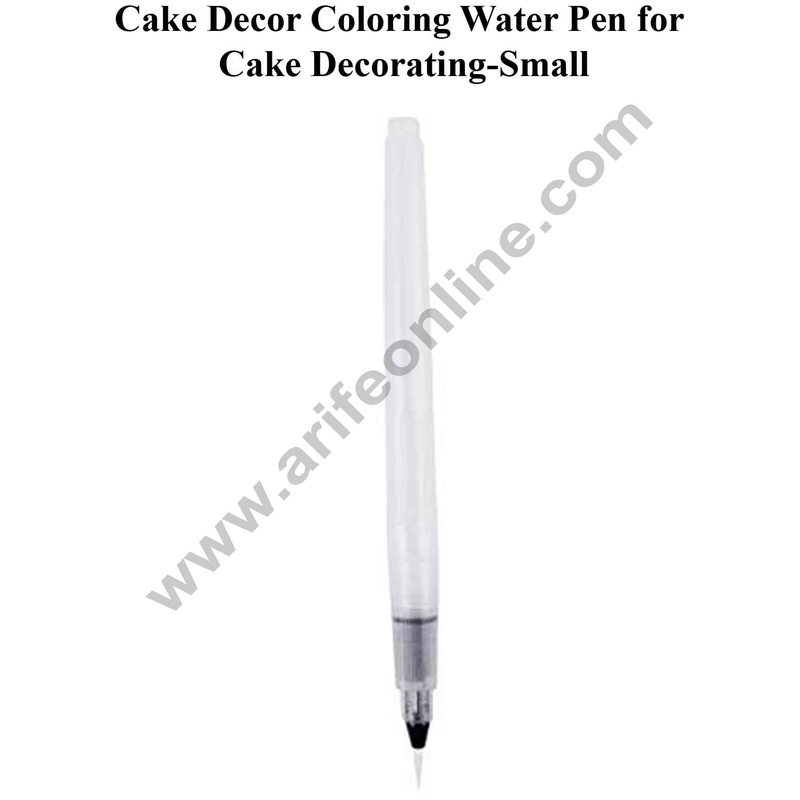 Cake Decor Aqua Pen Coloring Water Pen for Fondant Cake Decorating, Caligraphy Art Brush Painting Pen - Small