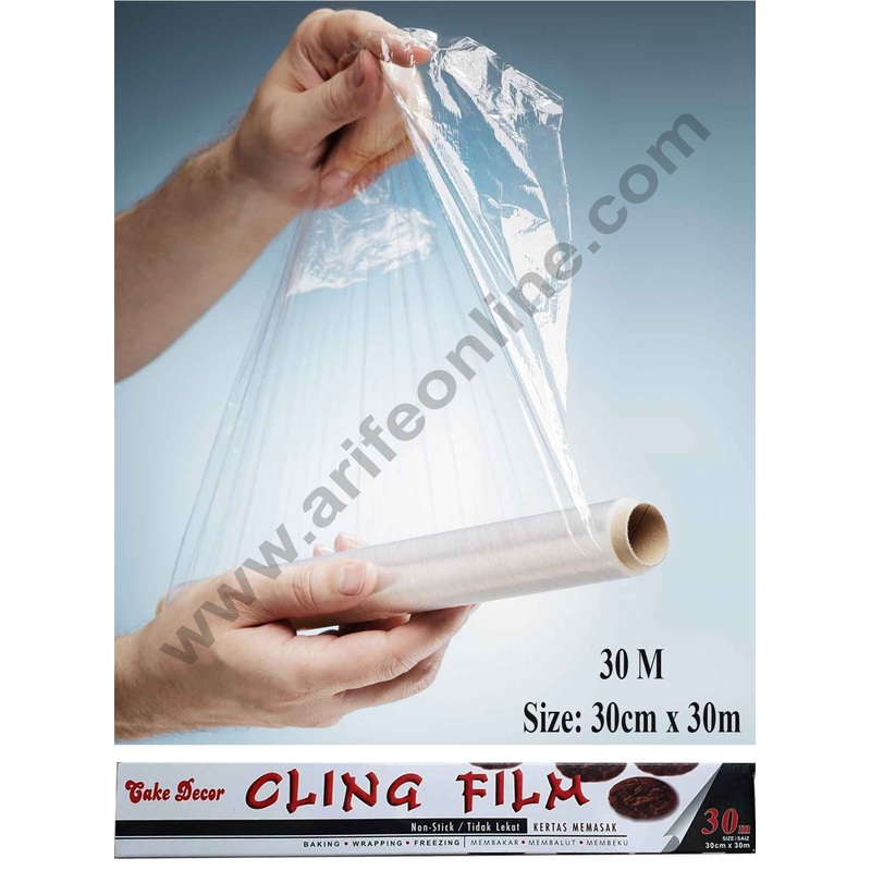 Cake Decor Cling Film Stretch Wrap Clean Wrap (30m)