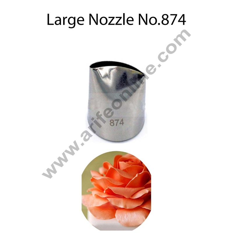Cake Decor Large Nozzle - No. 874 Petal Piping Nozzle