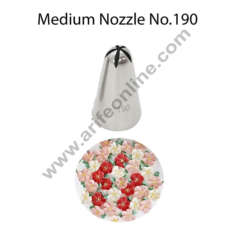 Cake Decor Medium Nozzle - No. 190 Closed Star Piping Nozzle