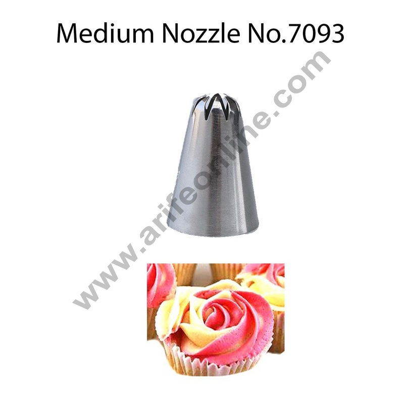 Cake Decor Medium Nozzle - No. 7093 Closed Star Piping Nozzle