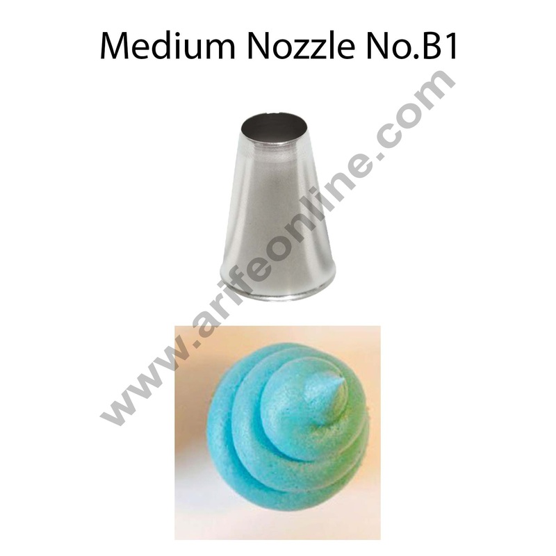 Cake Decor Medium Nozzle - No. B1 Round Piping Nozzle