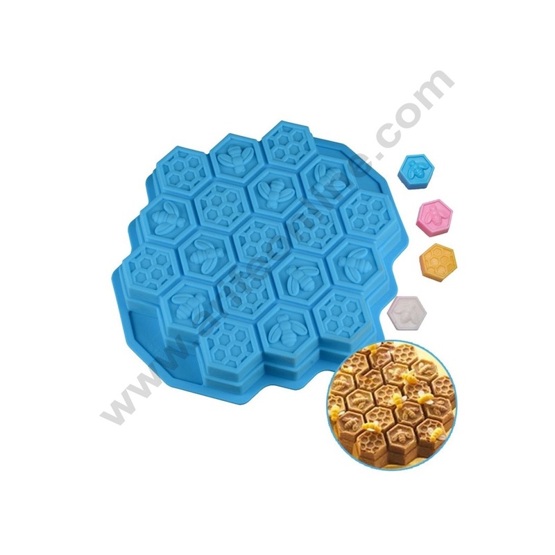 Cake Decor Silicon Bakeware Bee Honeycomb Shape Cake Mould