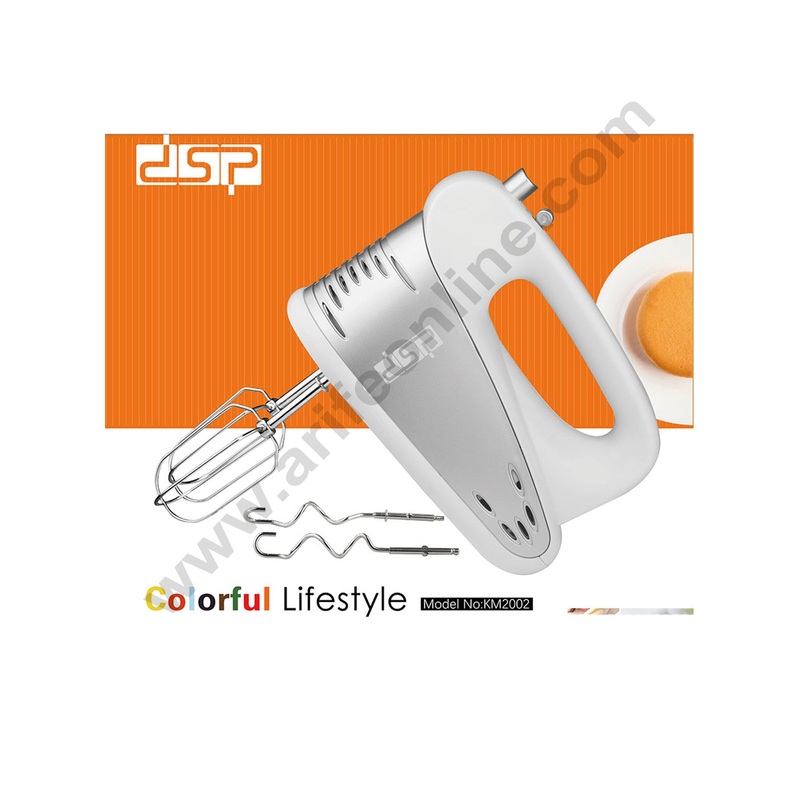 DSP KM2002 Electric Hand Mixer Food Mixers 200W Electric Food Cream Milk Drink Mixer Blender Kitchen Cake Mixer