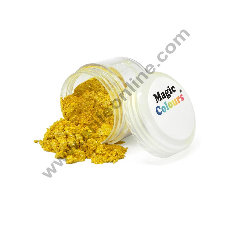 Magic Colours Edible Lustre Dust - Royal-Gold (8 ml)