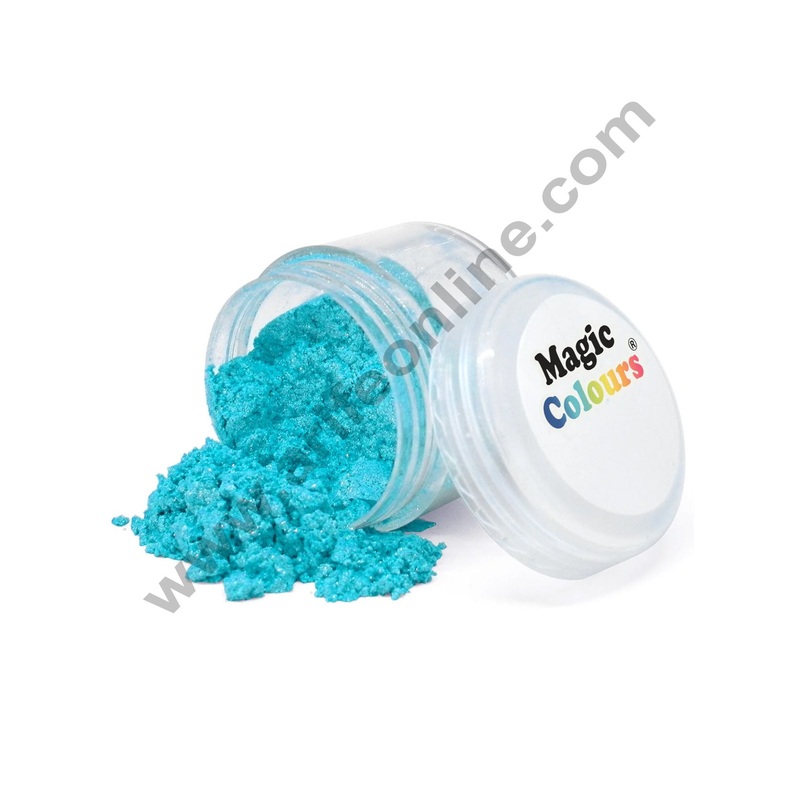 Magic Colours Edible Lustre Dust - Sparkle Blue (8 ml)