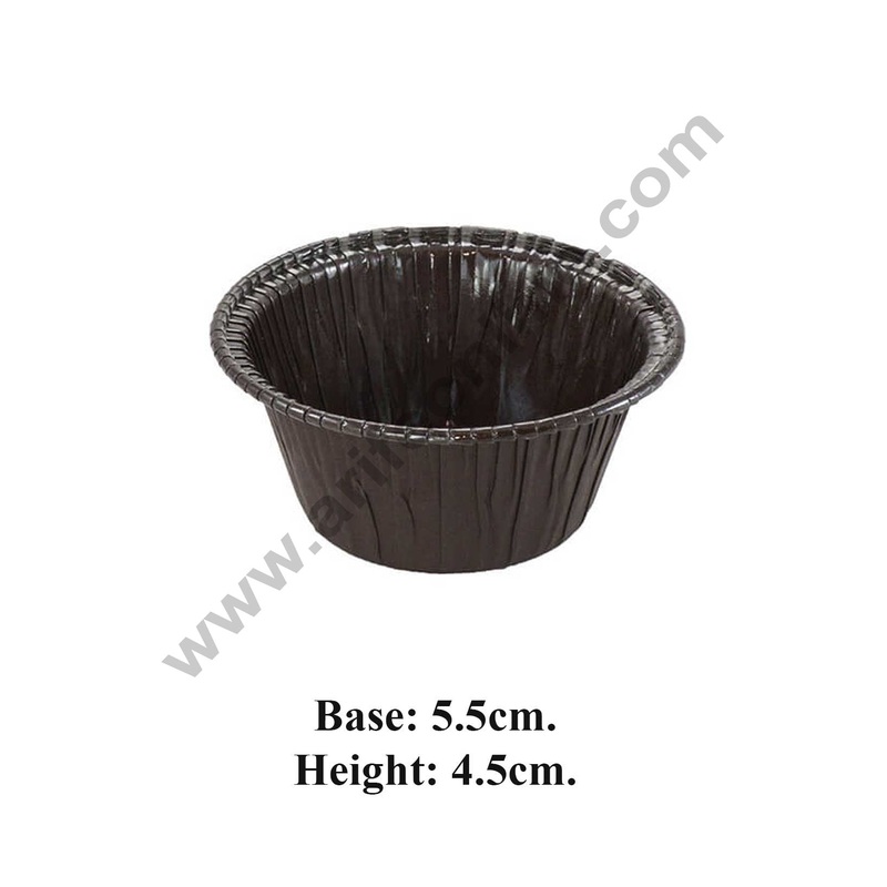 Novacart Bake & Serve Paper Baking Mould By Cake Decor - Big Moltan Lava Cupcake Mould 10 Pcs