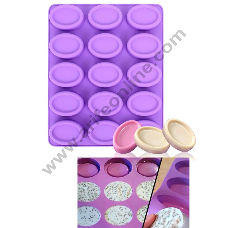 Cake Decor 15 in 1 Silicon Bakeware Pears Shape Silicone Moulds for Soaps Jelly Desserts