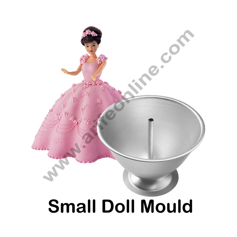 Cake Decor Aluminum Doll Cake Mould, Barbie Cake Molds, Girls Skirt Cake Molds - Small