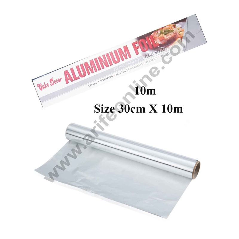 Cake Decor Non-Stick Aluminium Foil  Wrapping (10m)