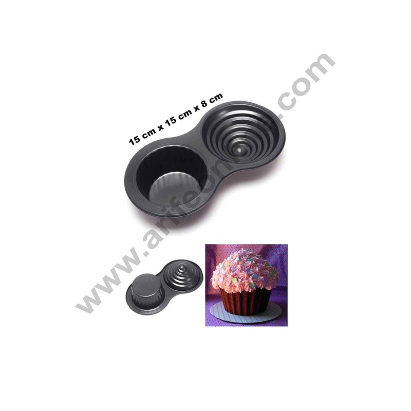 Cake Decor Non Stick Big Top Cup Cake Mould 15 cm x 15 cm x 8 cm
