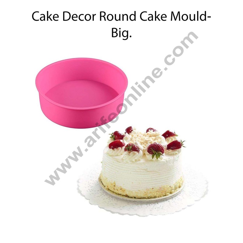Cake Decor Silicon Bakeware Big Round Shape Cake Mould
