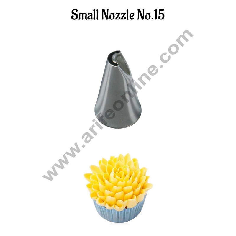 Cake Decor Small Nozzle - No. 15 Specialty Piping Nozzle