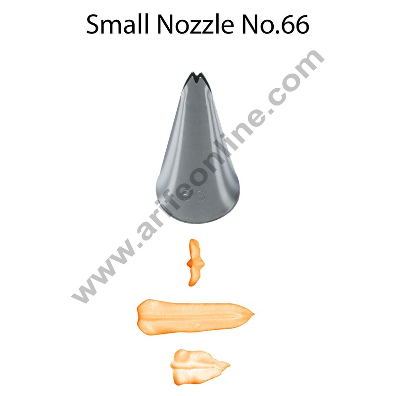 Cake Decor Small Nozzle - No. 66 Leaf Piping Nozzle