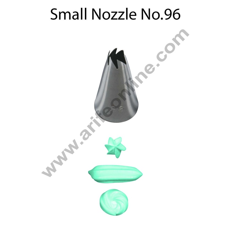 Cake Decor Small Nozzle - No. 96 Drop Flower Piping Nozzle