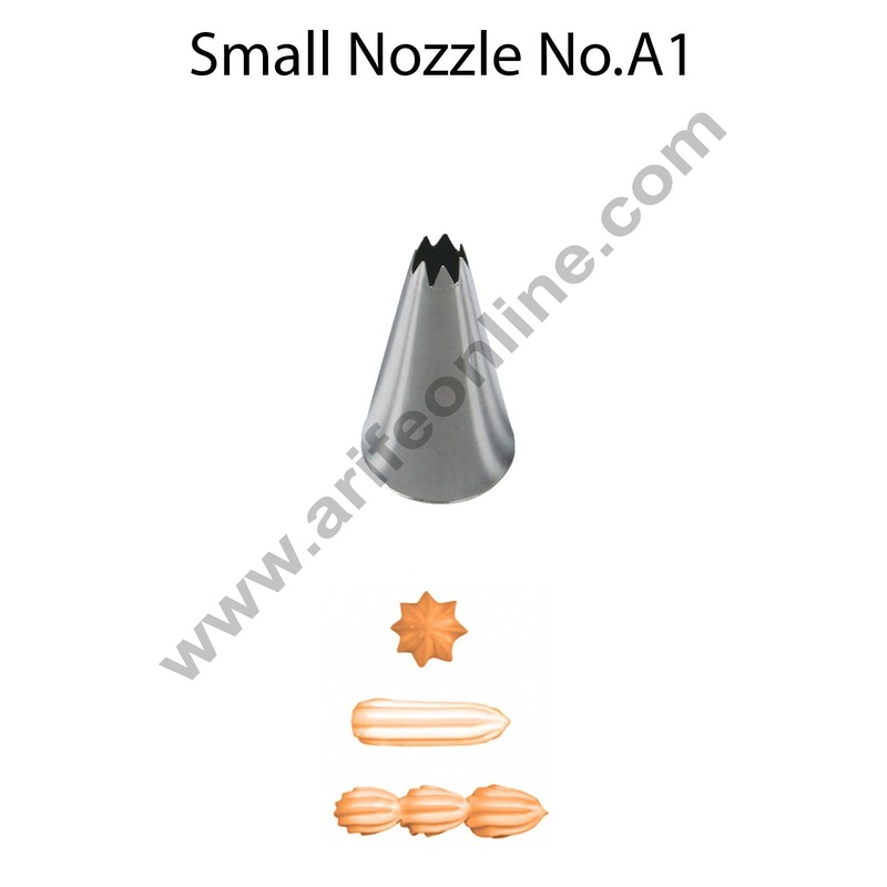 Cake Decor Small Nozzle - No. A1 Open Star Piping Nozzle