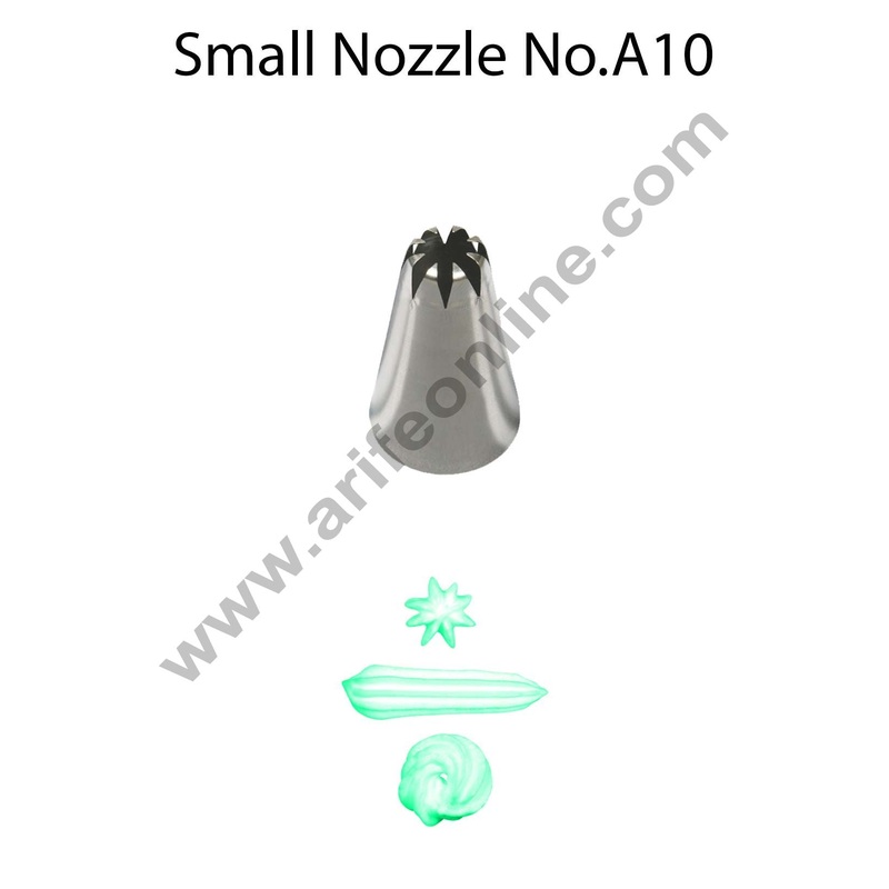 Cake Decor Small Nozzle - No. A10 Closed Star Piping Nozzle