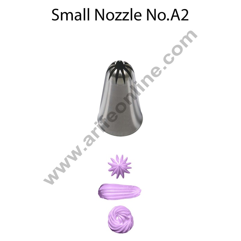 Cake Decor Small Nozzle - No. A2 Closed Star Piping Nozzle