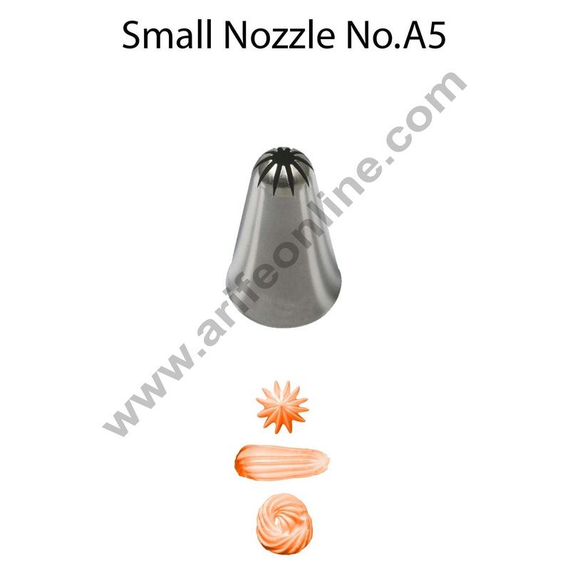Cake Decor Small Nozzle - No. A5 Closed Star Piping Nozzle