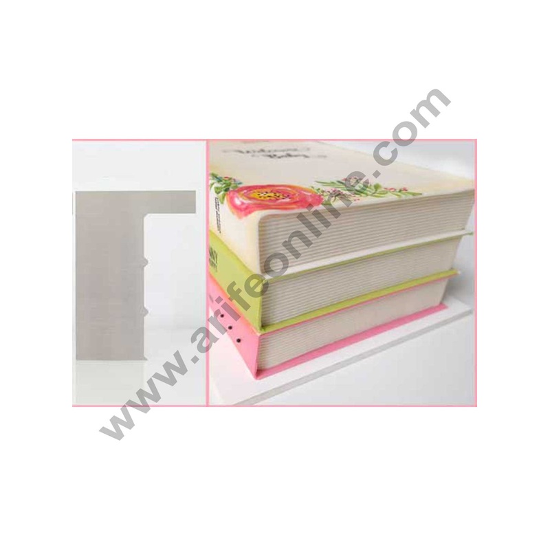 Cake Decor Stainless Steel Smoother Polisher Cake Contour Scraper Book Shape Pastry Spatulas Pastry Icing Comb Set Baking Tools For Cakes For Baking