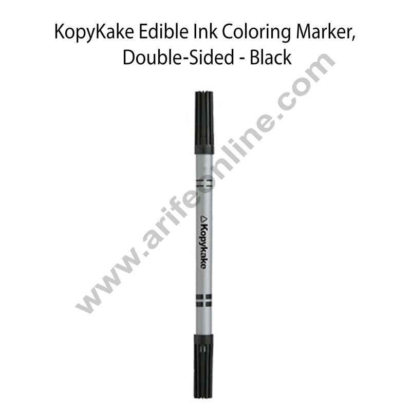 KopyKake Edible Ink Coloring Marker Double-Sided - Black(1pc)