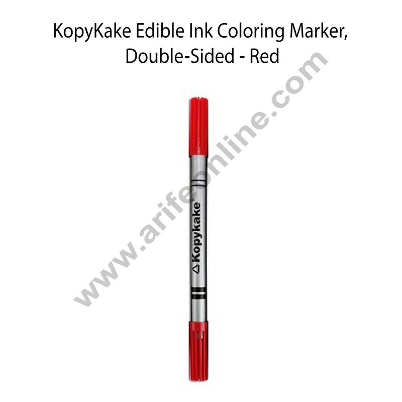 KopyKake Edible Ink Coloring Marker Double-Sided - Red(1pc)