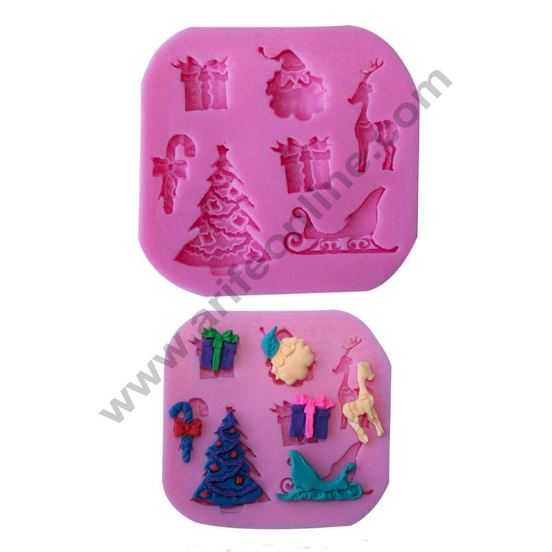 Cake Deco Christmas Desing Fondant Marzipan Mould