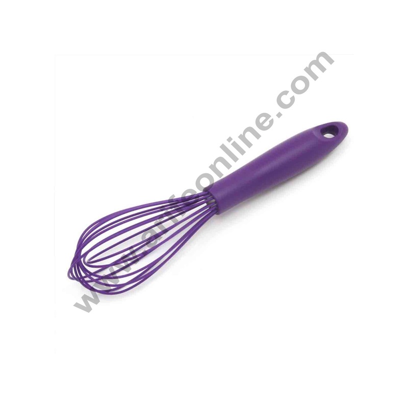 Cake Decor 1Pcs Multicolor Silicone Whisk Set, Multi-Purpose Cooking Whisk, Our Coated Balloon Whisks Will Never Scratch Your Non Stick Teflon Pots and Pans