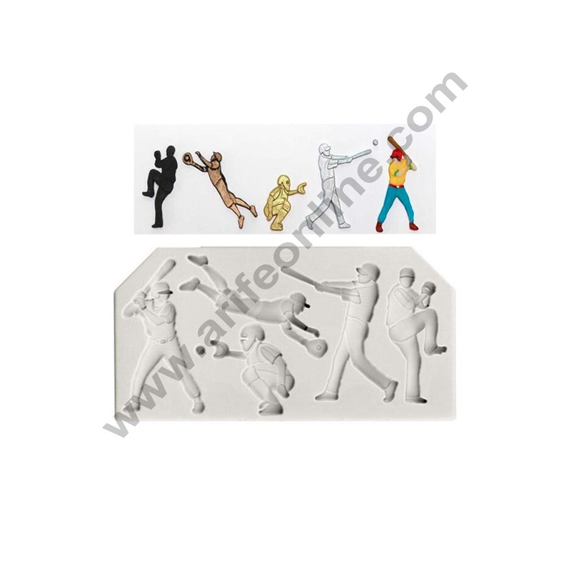 Cake Decor Baseball Desing Fondant Marzipan Mould