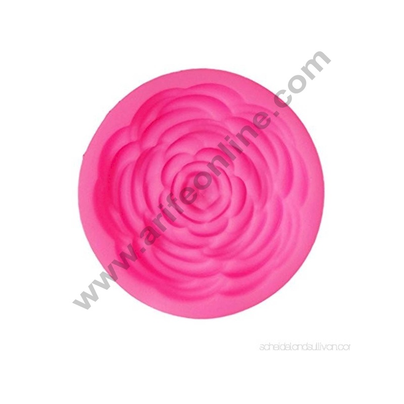 Cake Decor Silicon 1Pc Rose Fondant Clay Marzipan Cake Decoration Mould