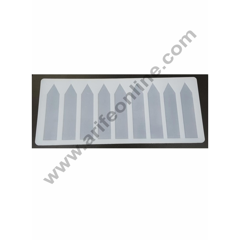 Cake Decor Silicon 9 in 1 Small Candle Shape Chocolate Garnishing Mould Cake Insert Decoration Mould