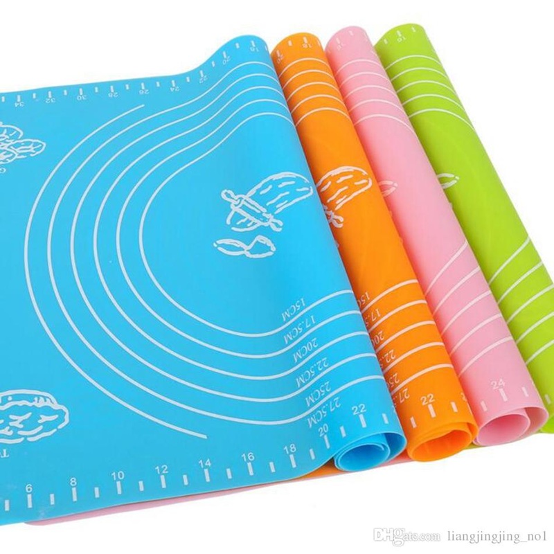 Cake Decor Silicone Baking Mat with Measurements Non-Stick Pastry Mat for Rolling Dough Silicone Mat-Small ( 14 x 10 in )