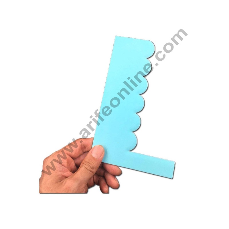Cake Decor Smoother Polisher Cake Contour Comb Scraper Wave Pattern Shape Pastry Spatulas Pastry Icing Comb Set Baking Tools For Cakes For Baking