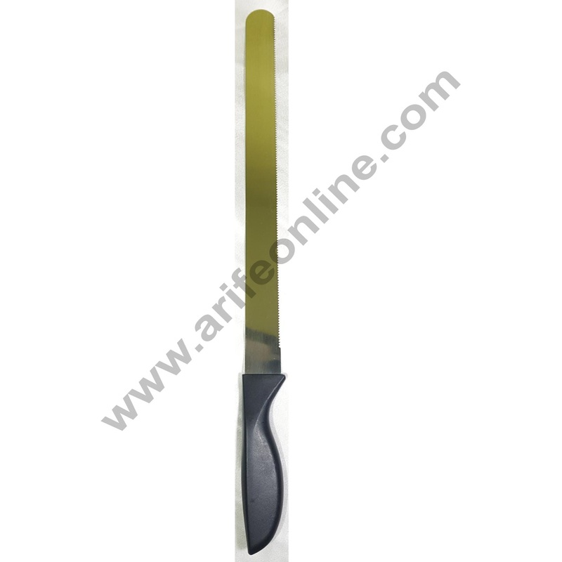 Cake Decor Straight Spatula Serrated Knife,Combo Cake Pallete Knife-12inch/1pieces