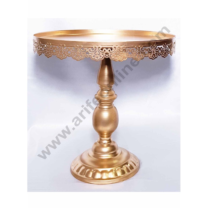 Cake Display Stands Golden 12 inch Height