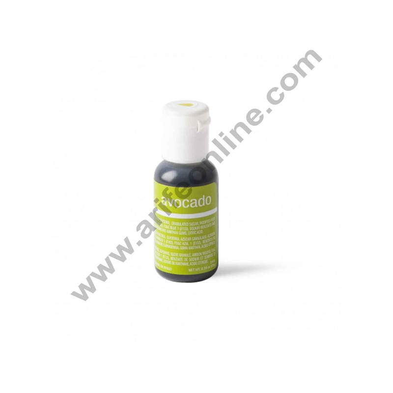 Chefmaster Liqua-Gel Avocado .70 oz Food Color (20g)