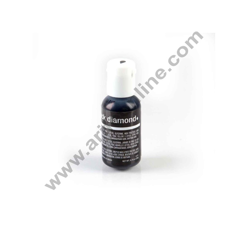 Chefmaster Liqua-Gel Black Diamond.70 oz Food Color (20g)