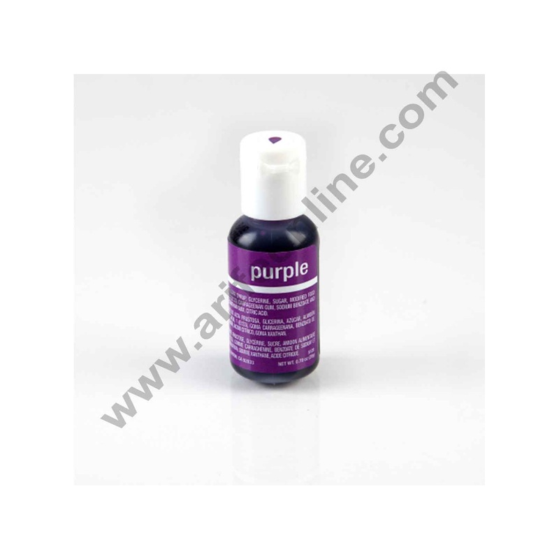 Chefmaster Liqua-Gel Purple.70 oz Food Color (20g)