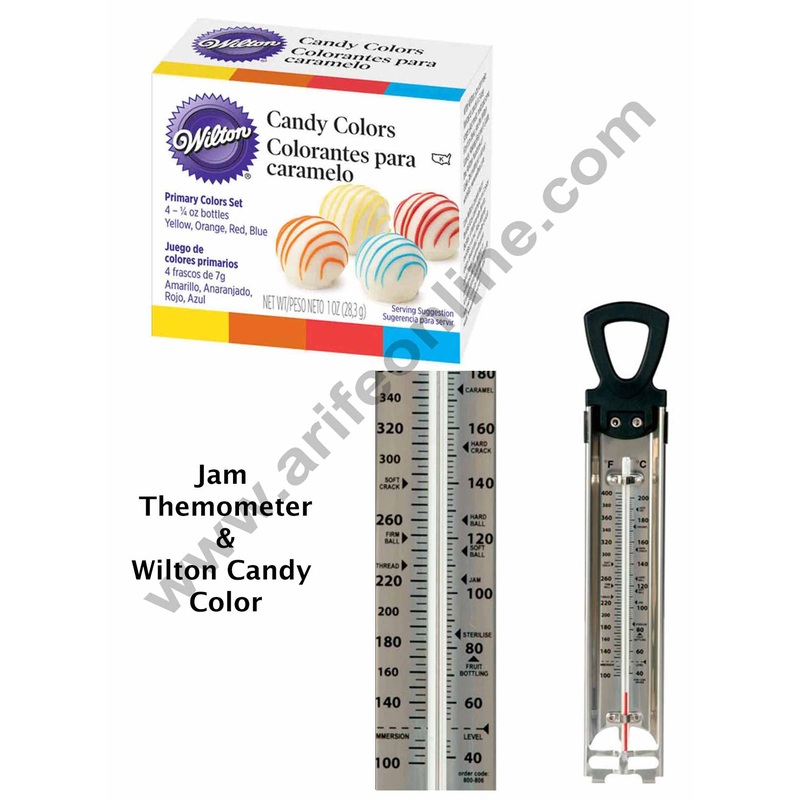 Combo Jam Candy Thermometer and Wilton Candy Color