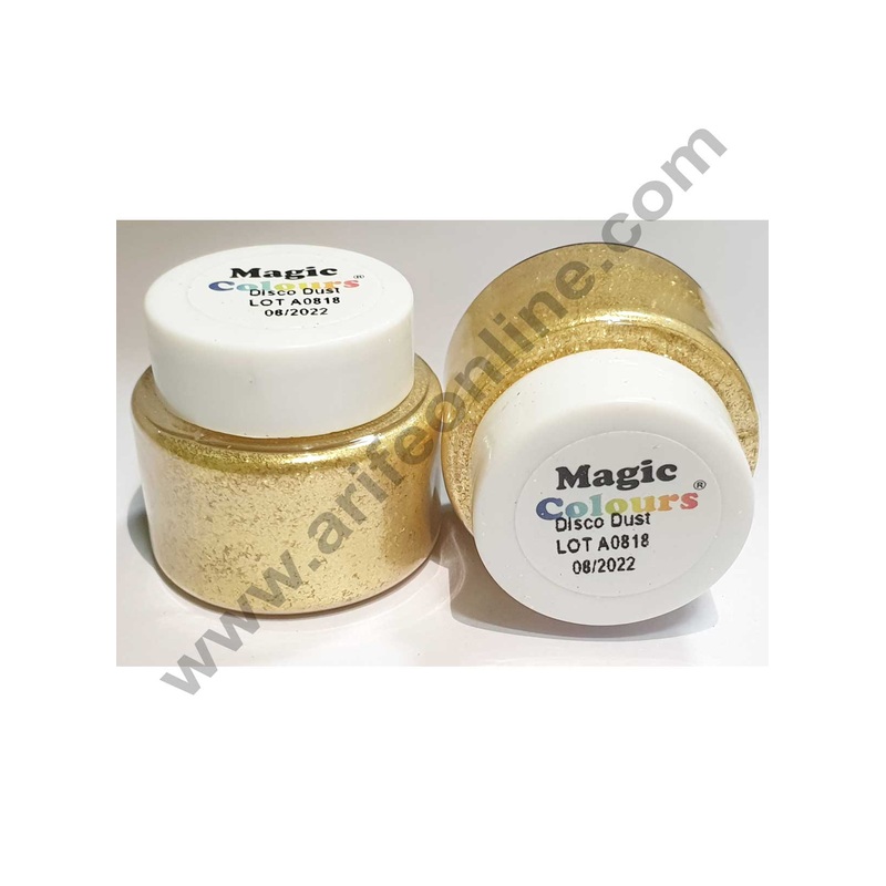 Magic Colours Edible Disco Dust-Gold
