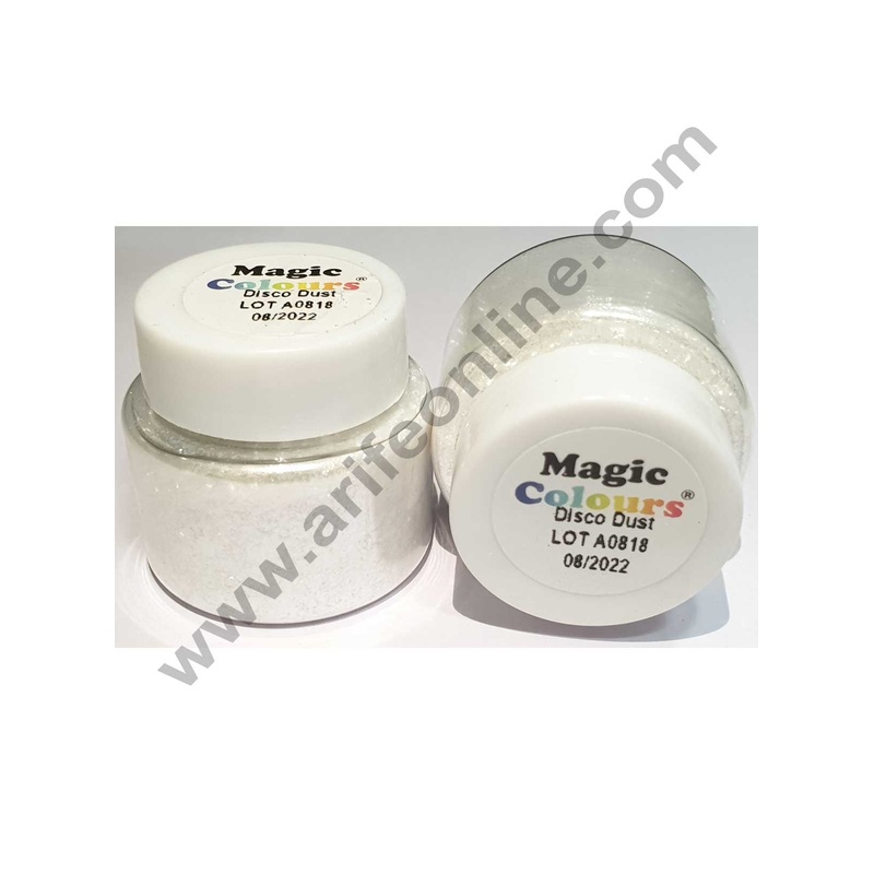 Magic Colours Edible Disco Dust-Pearl