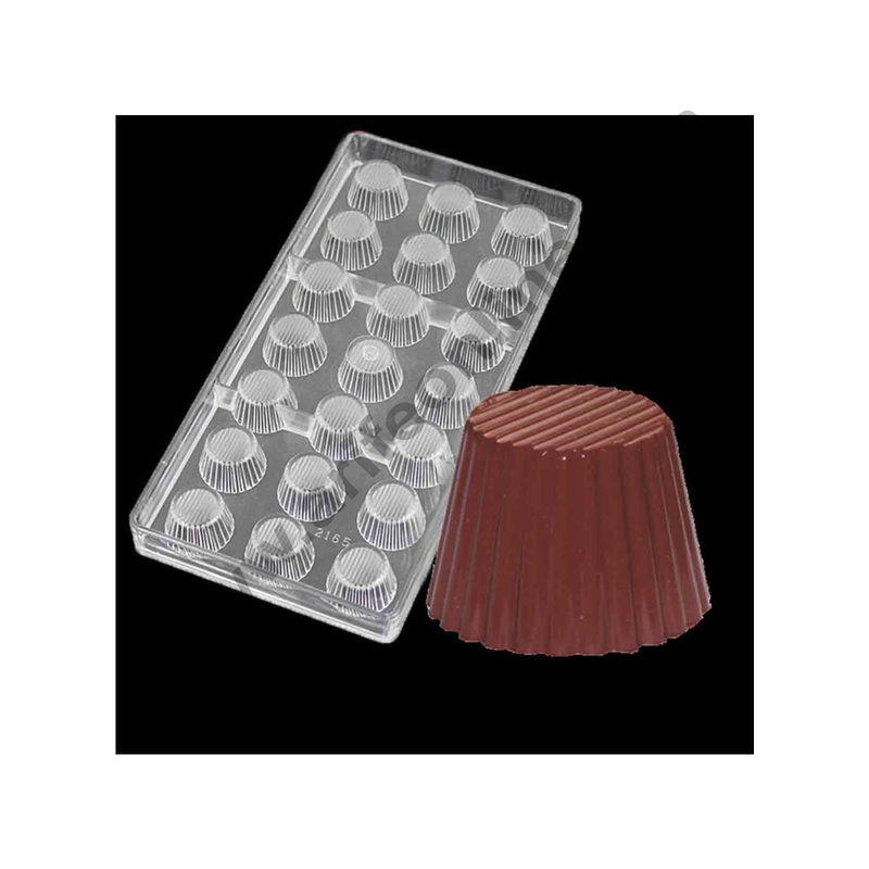 Cake Decor 21 Cavity New Small Muffin Tart Shape Chocolate Mold, Cake Sweet Candy Confectionery Making Tools Baking Polycarbonate Chocolate
