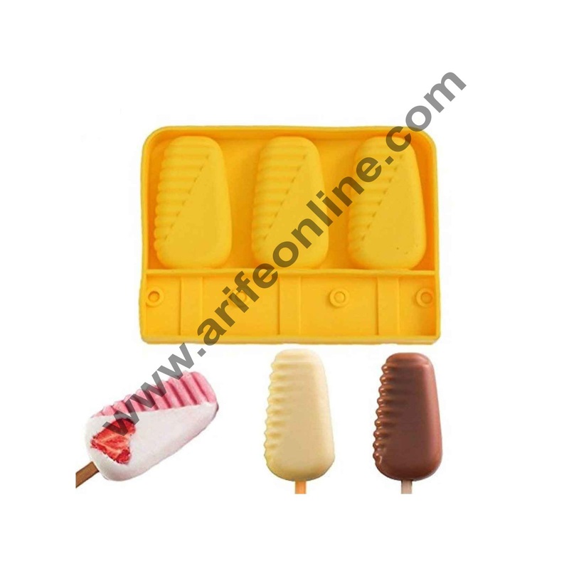 Cake Decor 3 in 1 Silicon Bakeware Ice Cream Cupcake Molds Muffin Mold