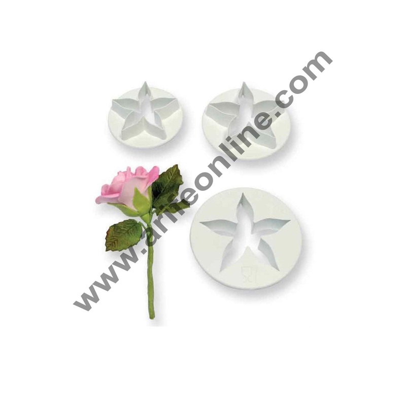 Cake Decor 3Pcs Calyx Cookies Cutter Biscuit Cutter For Cake Decoration