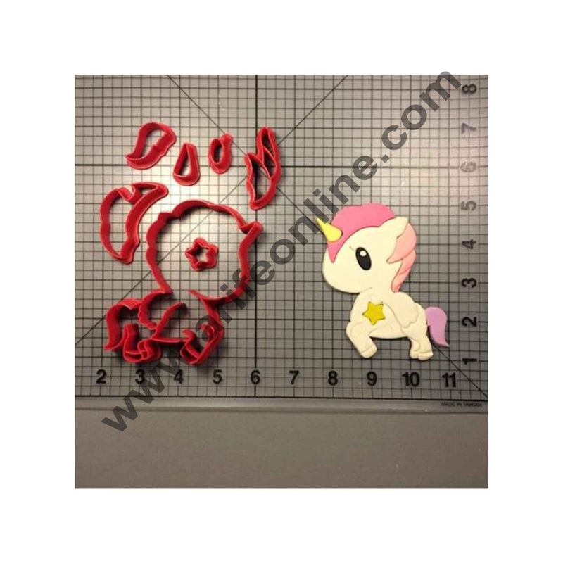 Cake Decor 7 pcs Set Baby Unicorn Cookie Cutter Fondant Cake Decoration Tools Cookie Cutter Set