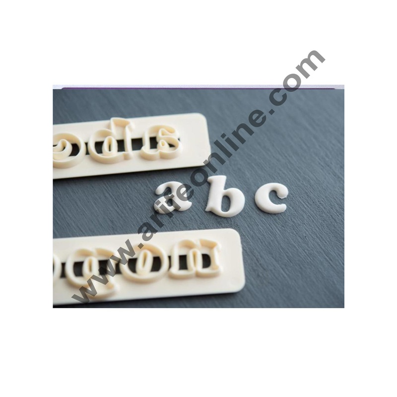 Cake Decor Funky Alphabet Number Cutter Set, Cake Decoration ,4Pcs Alphabet Numbers Tappits Cutter Set