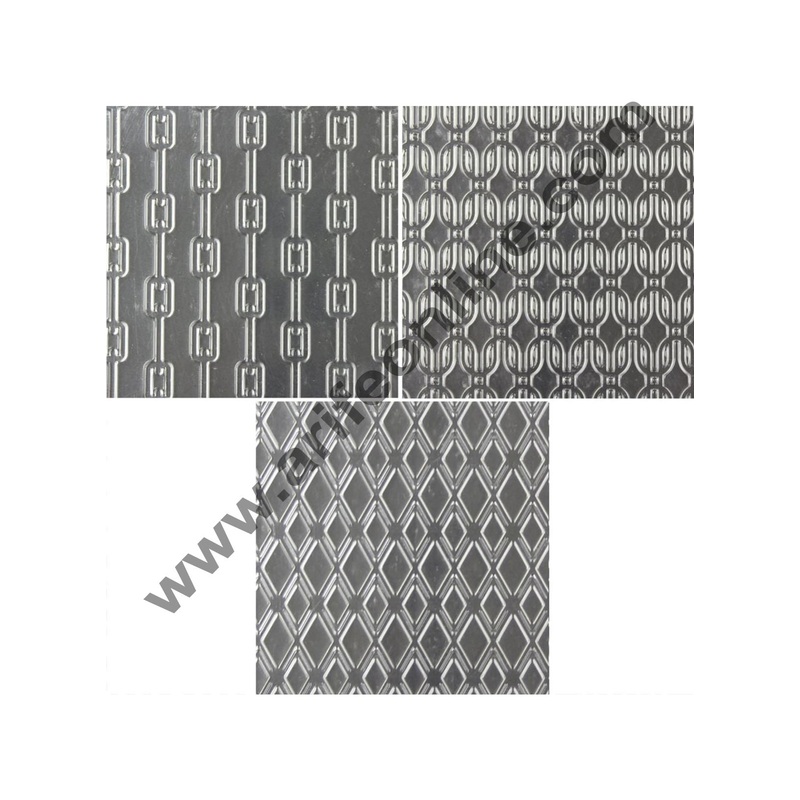 Cake Decor Linked Pattern Texture Sheet Set Of 3